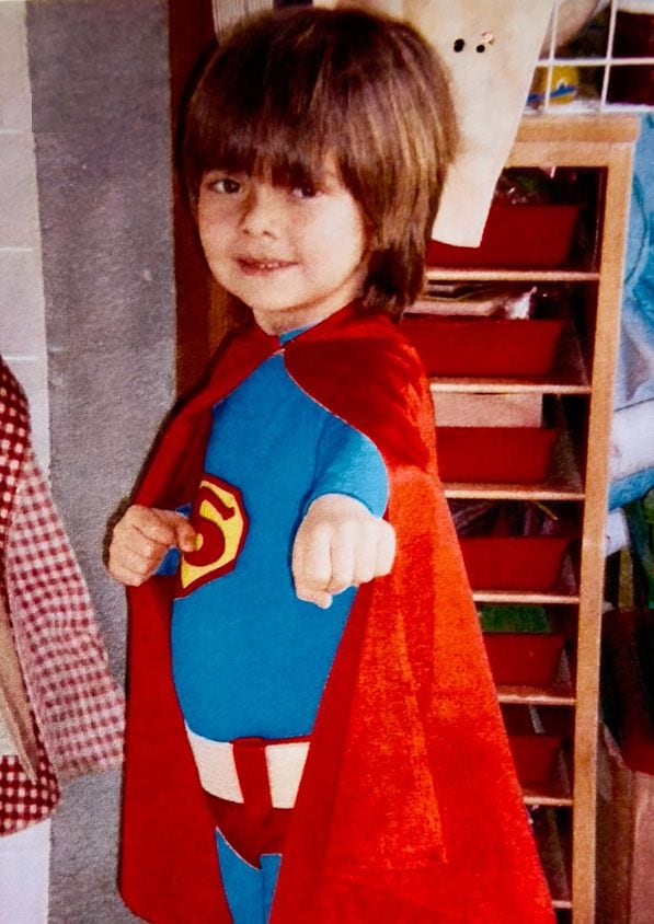 Leo Ayyashi, cuando era niño