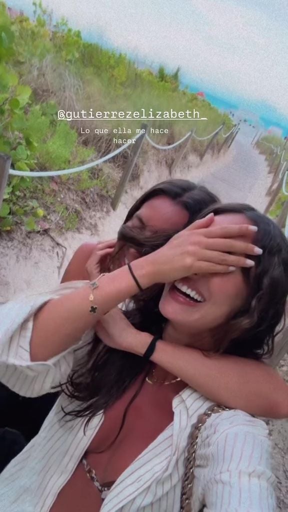 Elizabeth Gutiérrez y Marianela Ancheta se divirtieron mucho juntas.