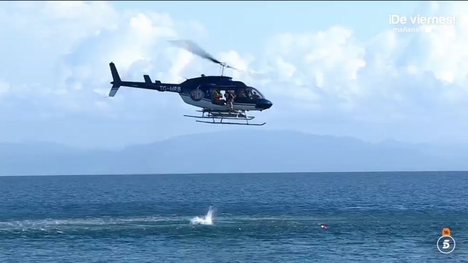 Supervivientes, los saltos desde el helicóptero que dan comienzo al programa 