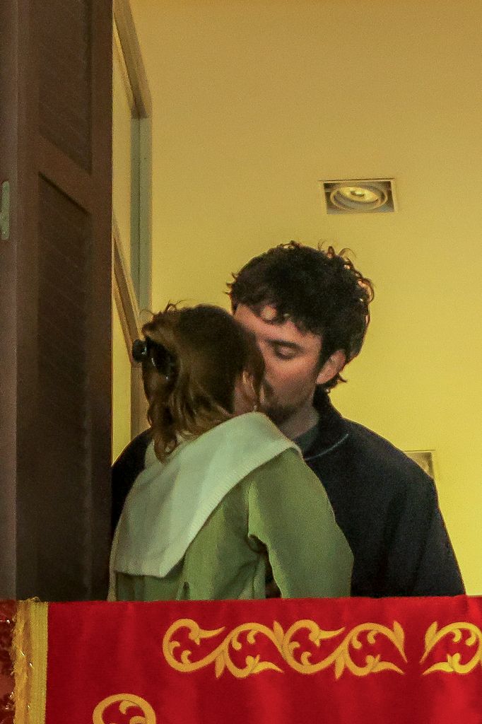 Stella Banderas y Alex Gruszynski en la Semana Santa de Málaga