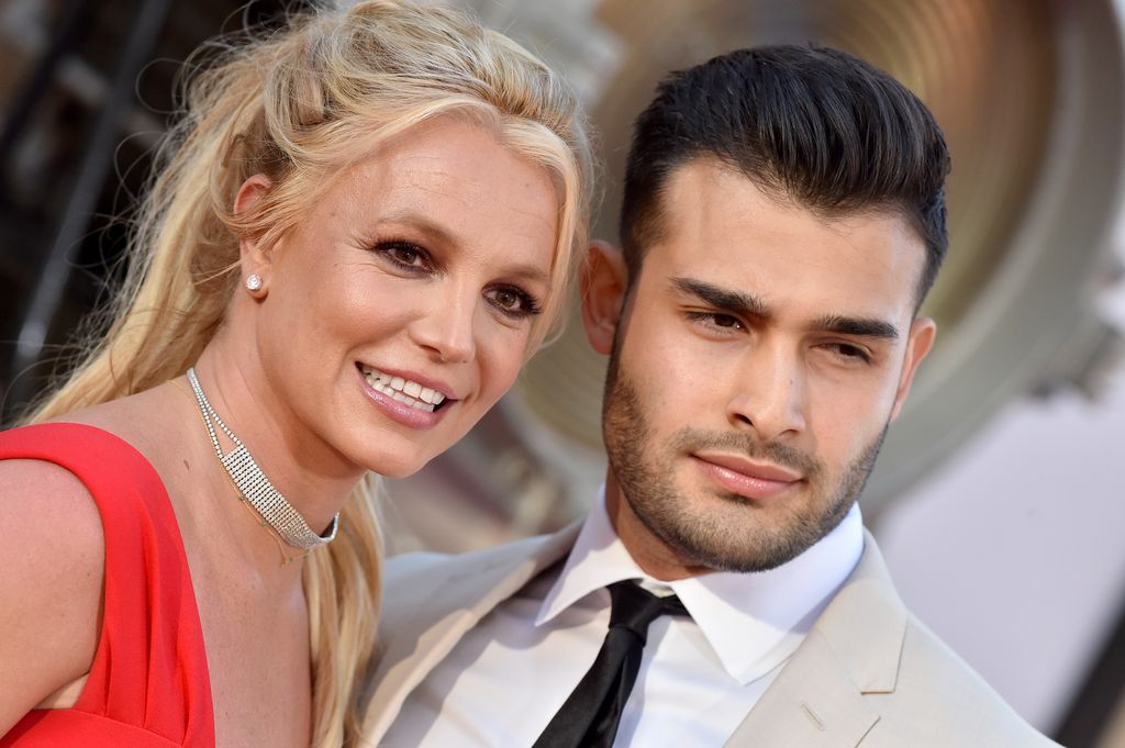 Britney Spears y su último marido, Sam Asghari en 2019
