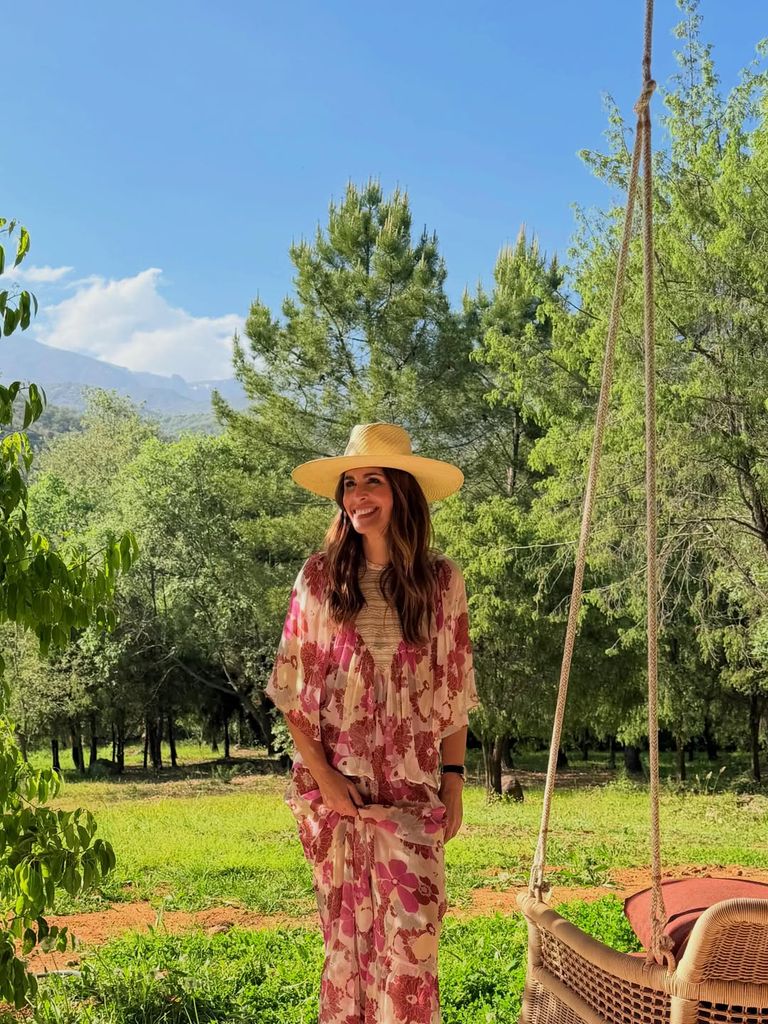 Nuria Roca, en su casa en la Sierra de Gredos