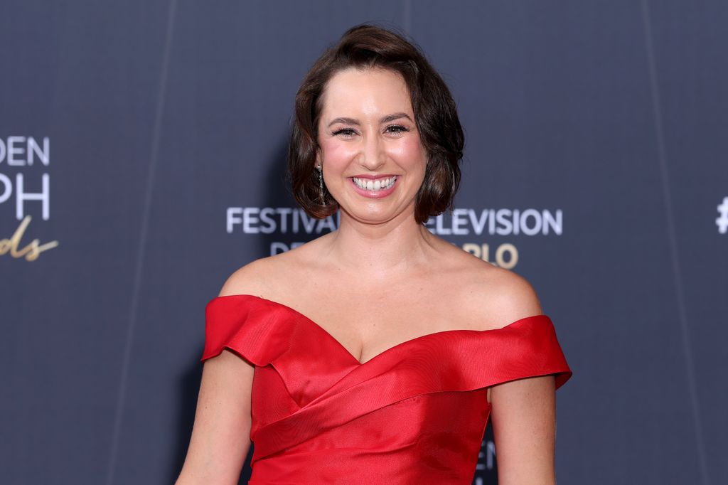 Jazmin Grimaldi, en el Festival de Televisión de Mónaco