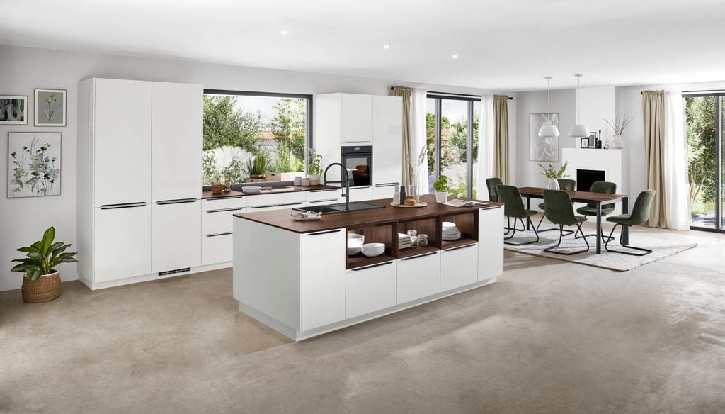 Cocina moderna con isla