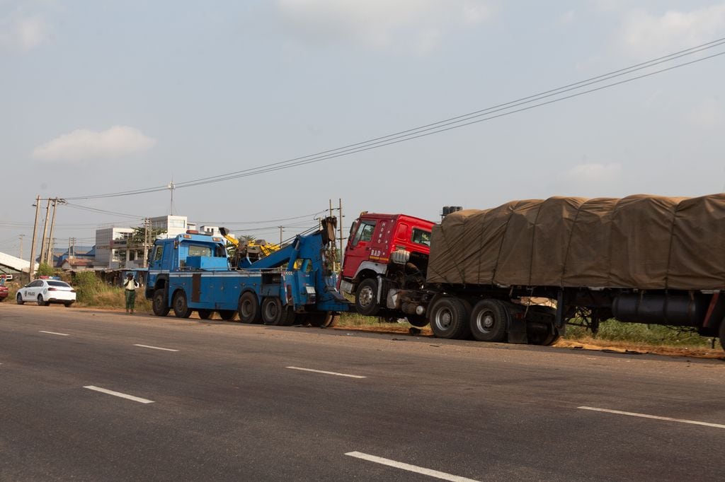 Imágenes del accidente