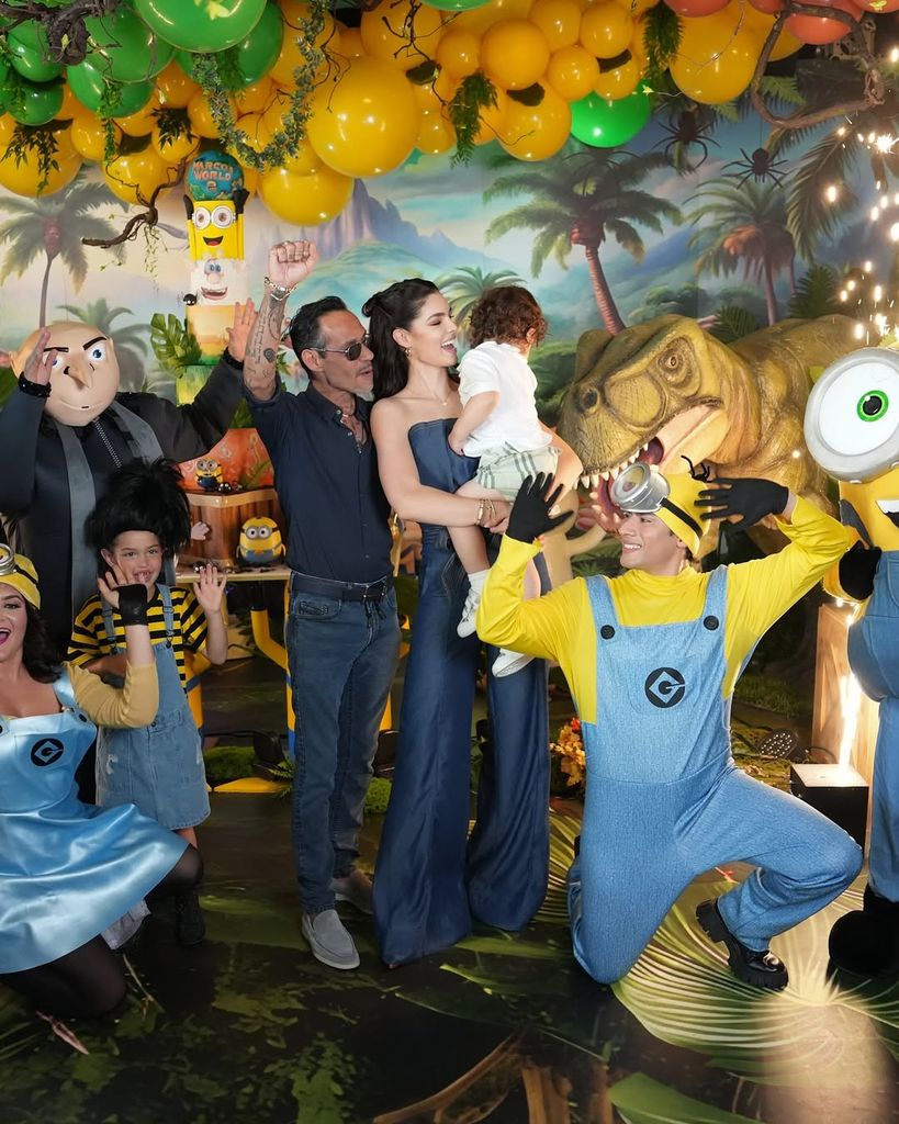 Marc Anthony y Nadia Ferreira consintieron a su pequeño con una espectacukar fiesta