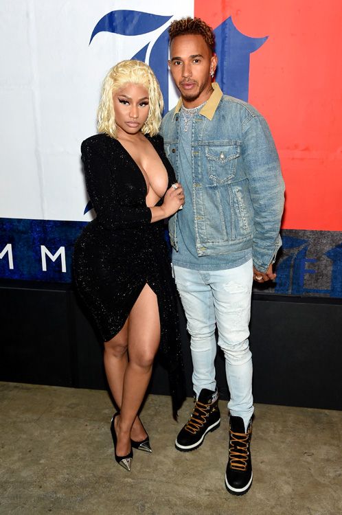 Lewis Hamilton y Nicki Minaj