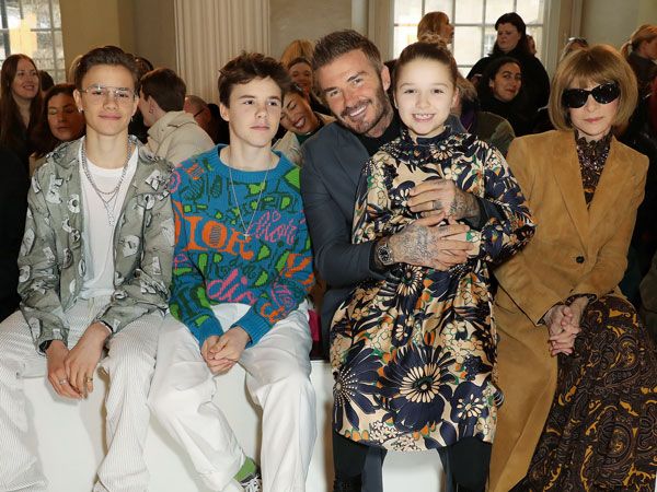 Victoria Beckham desfile 'front row'