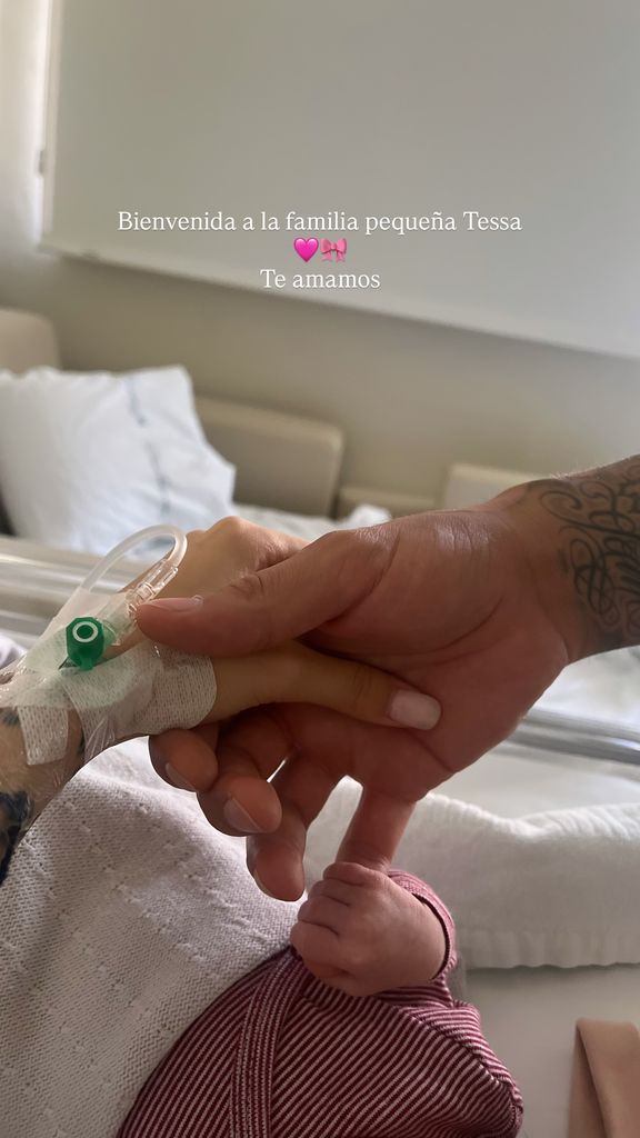 Primera imagen de la hija de Alejandra Rubio oy Carlo Costanzia