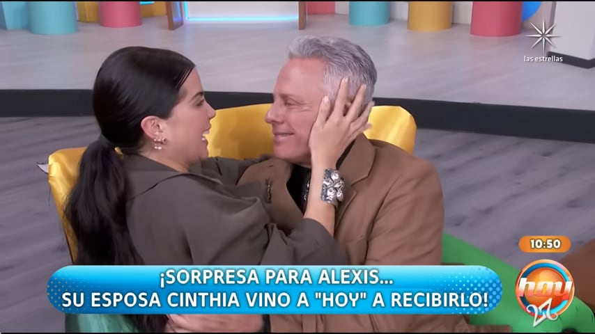 Alexis le reiteró a su esposa lo mucho que la ama