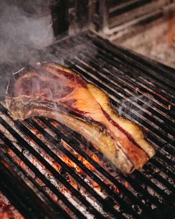 Chuleta en la parrilla