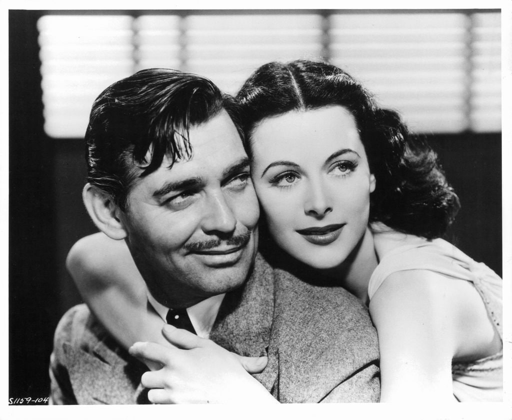 Clark Gable y Hedy Lamarr