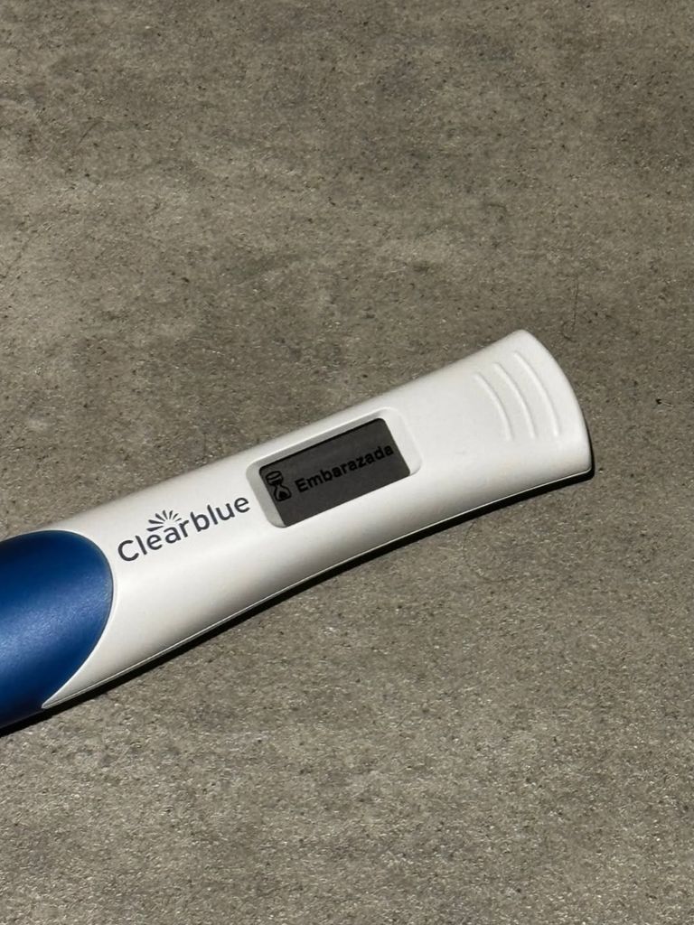 El test de embarazo en positivo