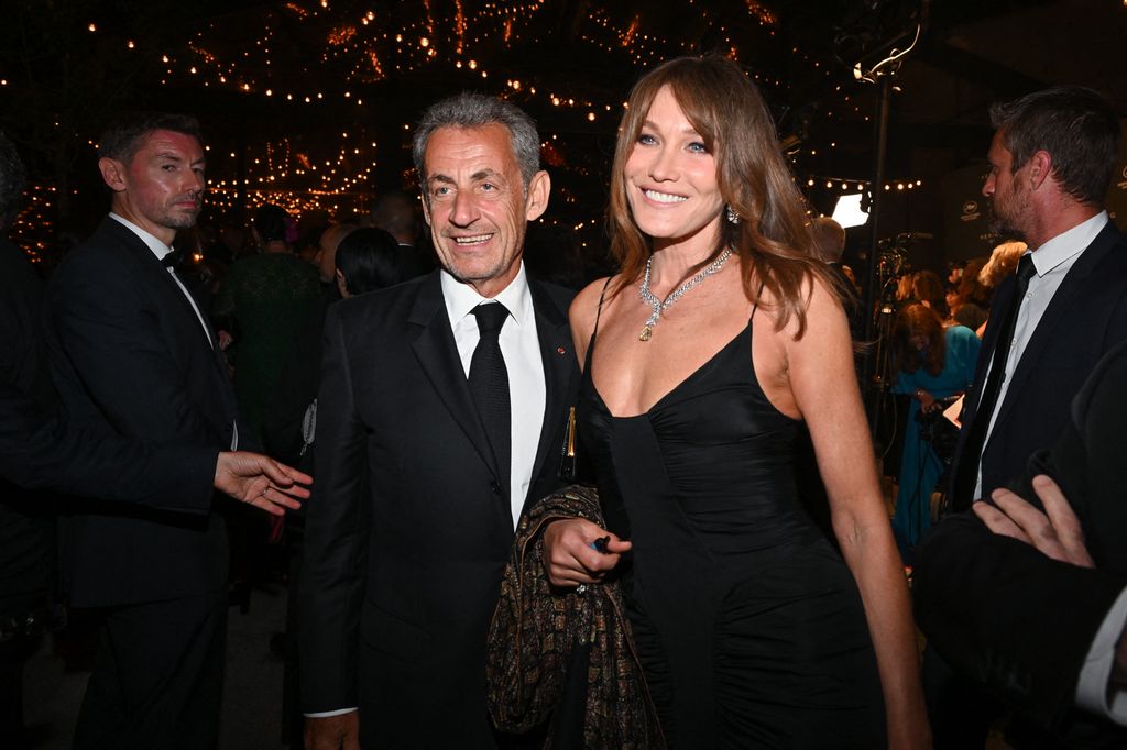 Nicolas Sarkozy and Carla Bruni attending the Kering Women In Motion Awards during the 75th Cannes Film Festival in Cannes, France on May 22, 2022.