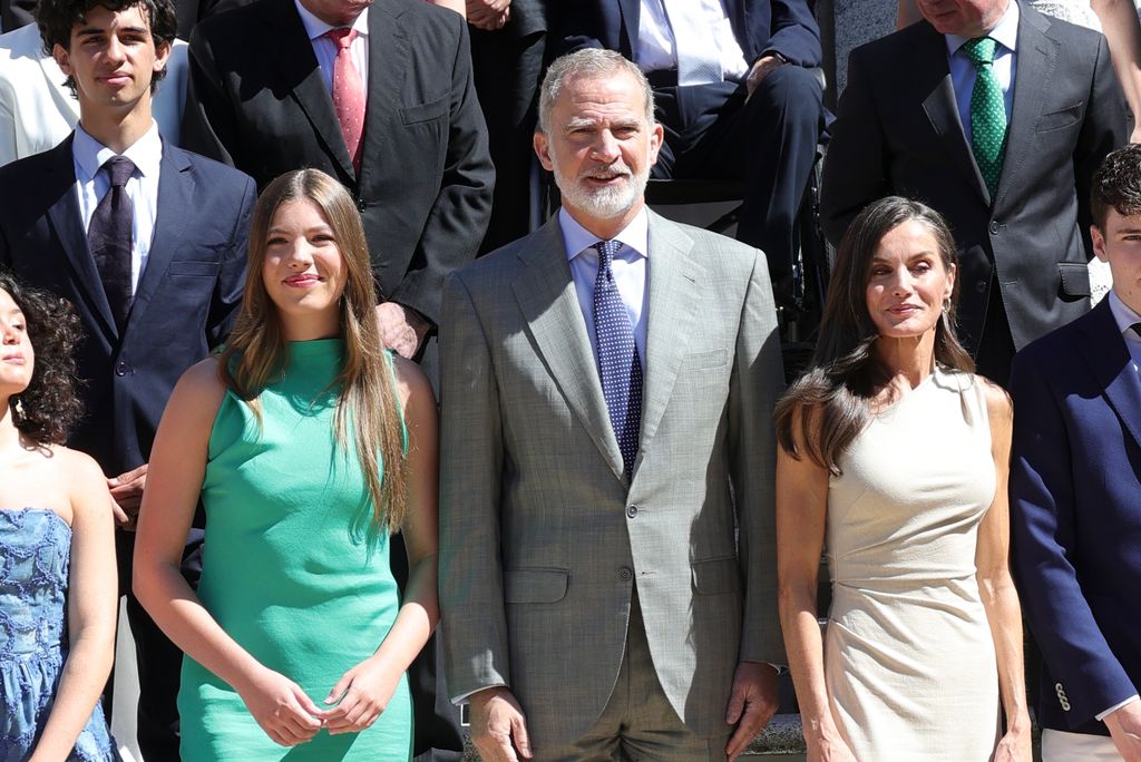 Felipe VI, la Reina Letizia y la Princesa Sofía 