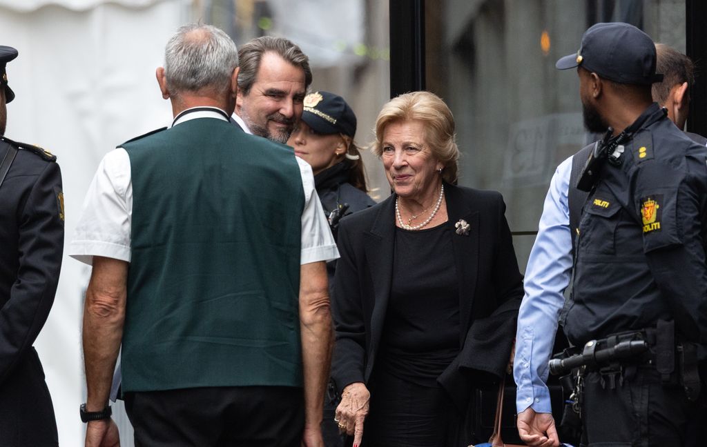 Ana María de Grecia con su hijo, el príncipe Nicolas