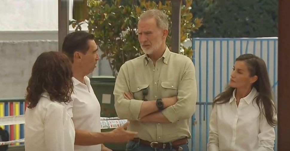 Los reyes Felipe y Letizia visitan Villamanta para mostrar su apoyo a los afectados por los incendios, el 26 de julio de 2026