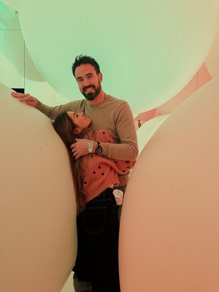 Los esposos en uno de los museos más conocidos en Tokio.