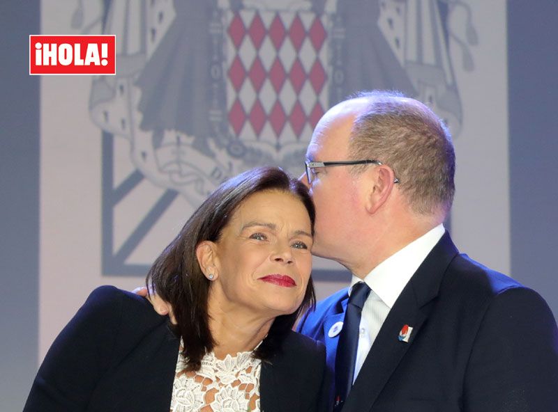 Estefanía y Alberto de Mónaco