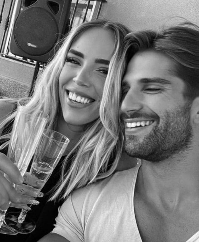 Danna Ponce y su novio 