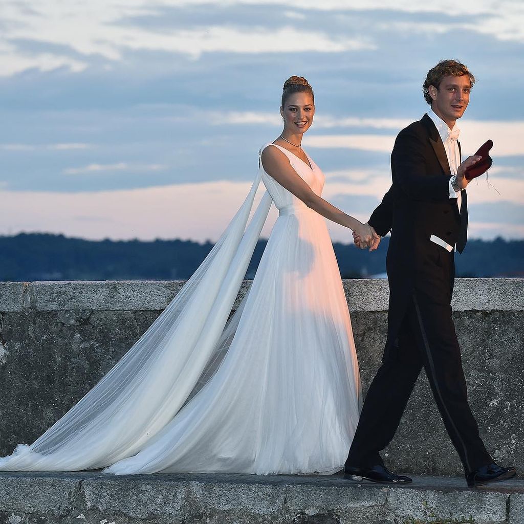 Vestido de novia Beatrice Borromeo boda religiosa griego