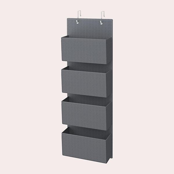 SONGMICS Organizador Colgante de Puerta con 4 Bolsillo