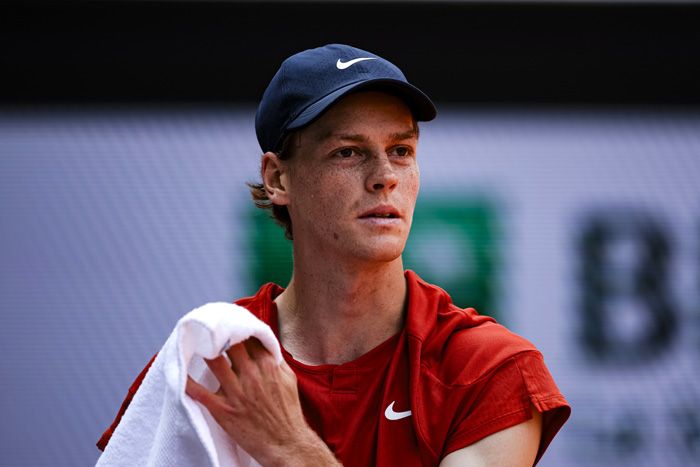 Jannik Sinner en Roland Garros