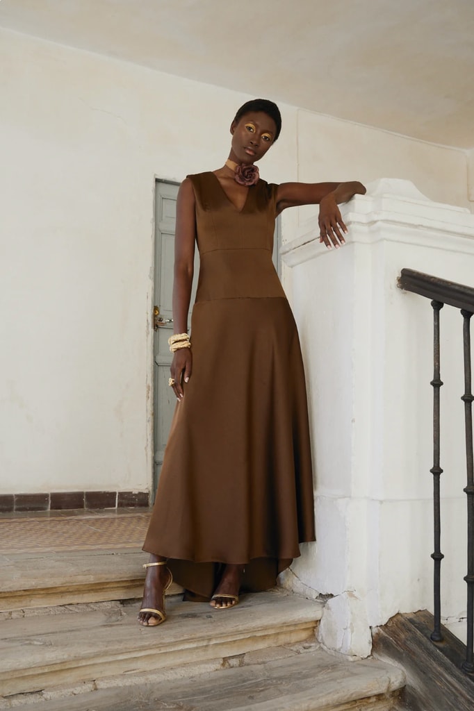 Vestidos de invitada para testigos de boda marrón