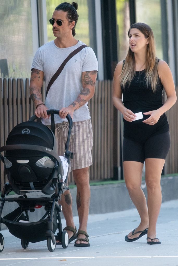 Michelle Renaud, Matías Novoa y su bebé, Milo