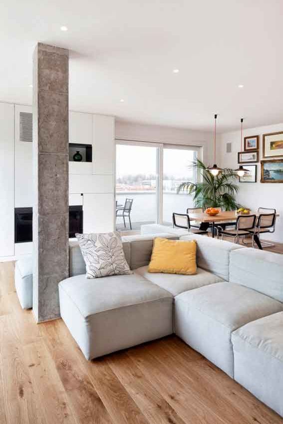 Decoraci n De Interiores Ideas Para Disimular Un Pilar O Columna