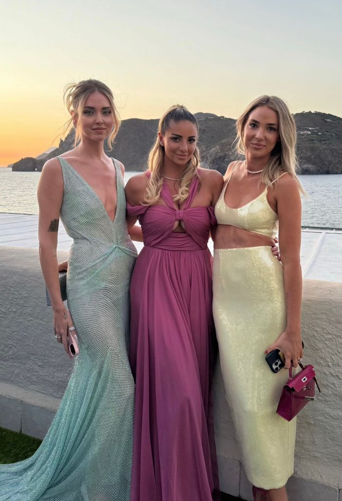 Look de invitada de Chiara Ferragni y Alice Campello en Italia