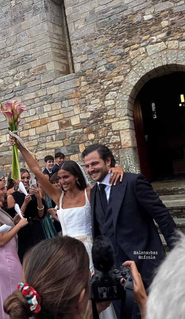 Boda de la influencer Alejandra Navarro y Carlos Fuente en Galicia