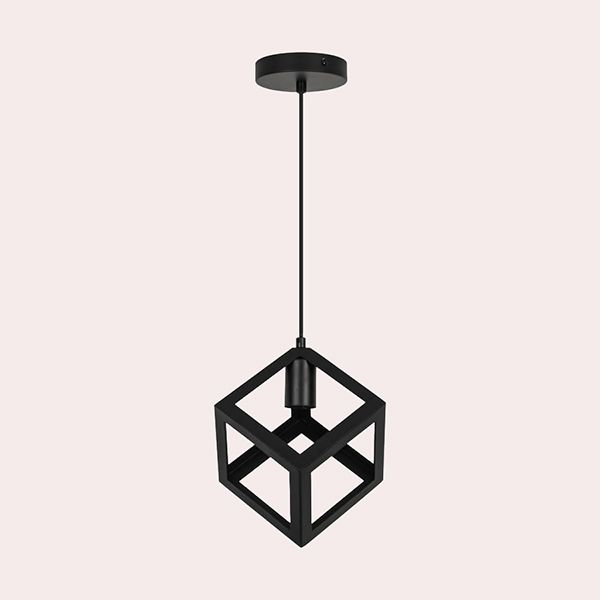 Lámpara de Techo Colgante de Hierro Negra Polywood INSPIRE