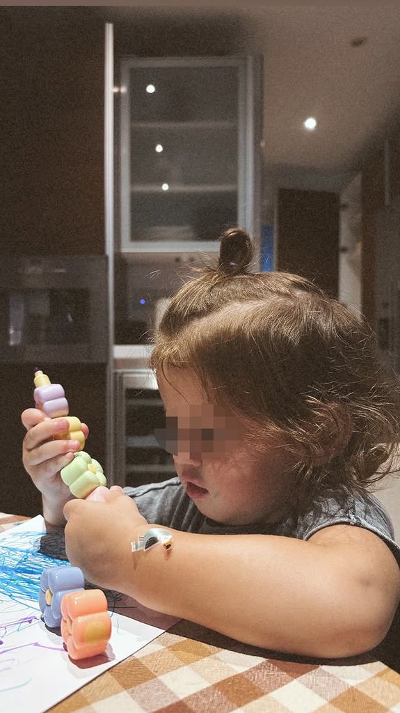 Bianca, hija de Marina Romero y Javier Tudela