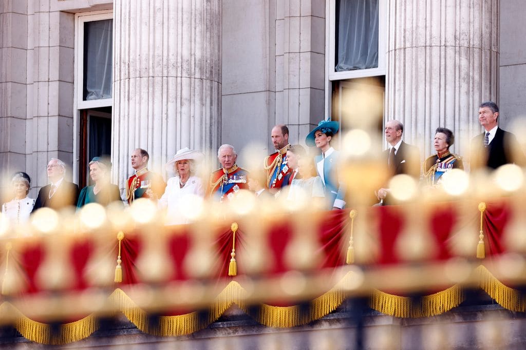 La Familia Real británica en el Trooping the Colour de 2025