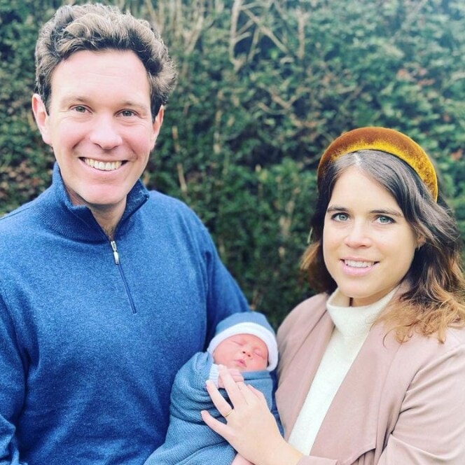 princess eugenie and jack brooksbank royal baby photos