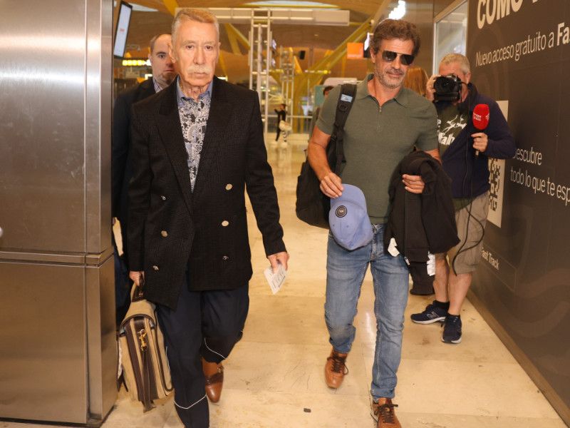 Rodolfo Sancho con el abogado Marcos García-Montes