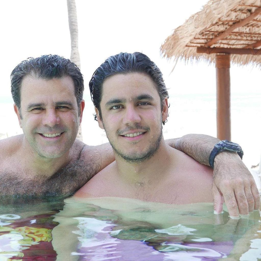 Eduardo Capetillo y su hijo