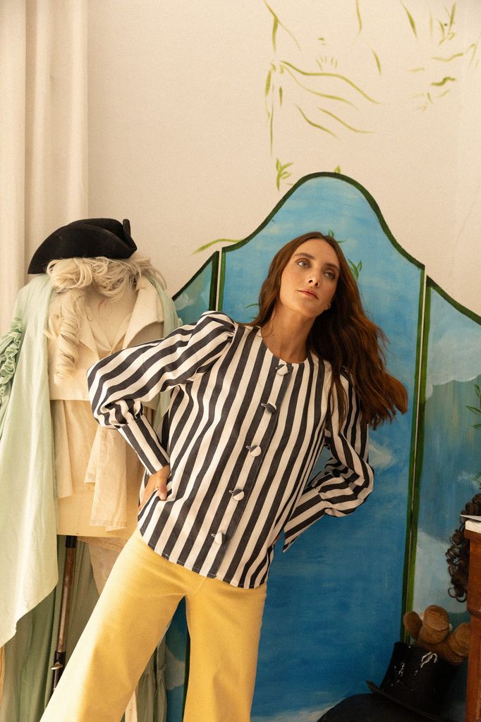 La blusa estampada de Isabelle Junot