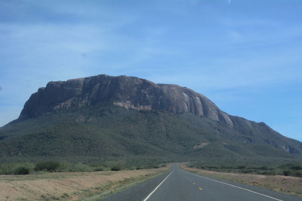 Un vistazo del monte Ololokwe, en Kenia. 
