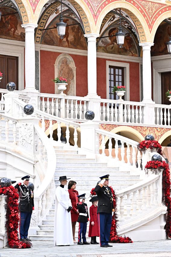 La Familia Grimaldi en el día Nacional de Mónaco