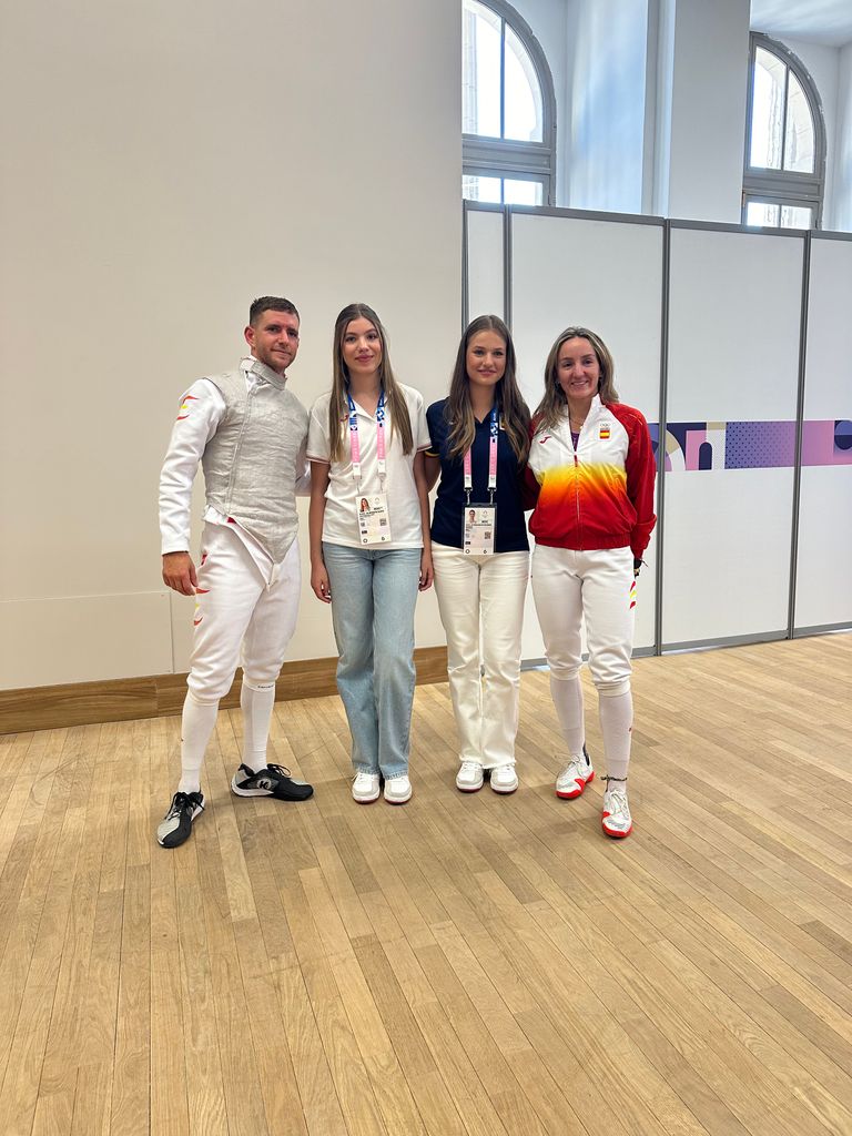 Princesa Leonor e Infanta Sofía en los Juegos Olímpicos de París de 2024