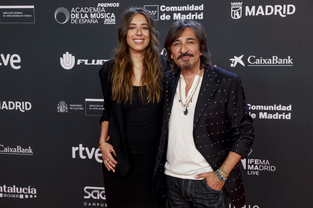 Antonio Carmona con su hija Marina
