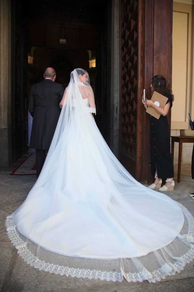 Carla Vico en su boda