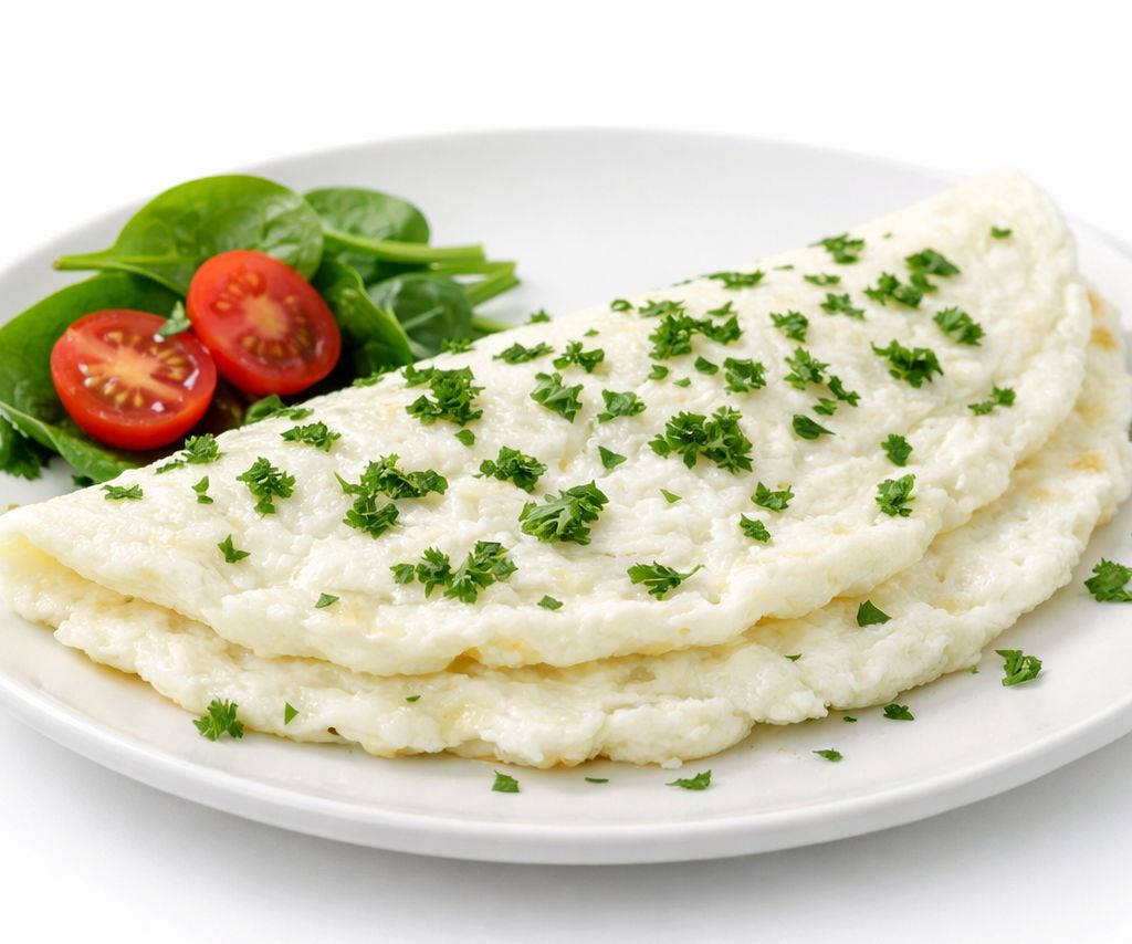 Tortilla de claras. 