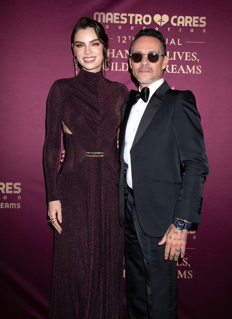 Nadia Ferreira y Marc Anthony en la 12ª Gala Anual 'Changing Lives, Building Dreams' de la Fundación Maestro Cares..