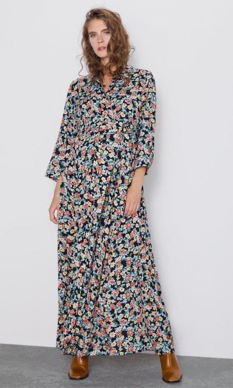 zara maxi dress
