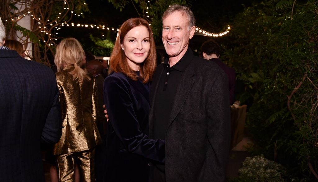 Marcia Cross, junto a su marido Tom Mahoney