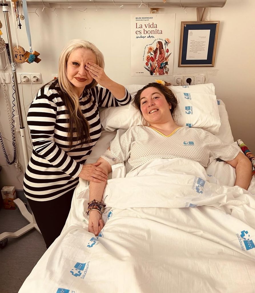Alaska en el hospital con Belén