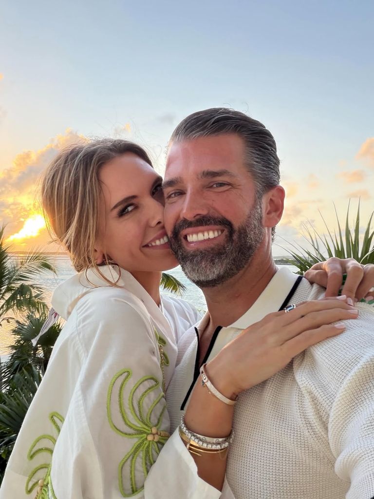 Bettina Anderson y Donald Trump Junior en las horas previas a su boda de ensueño.